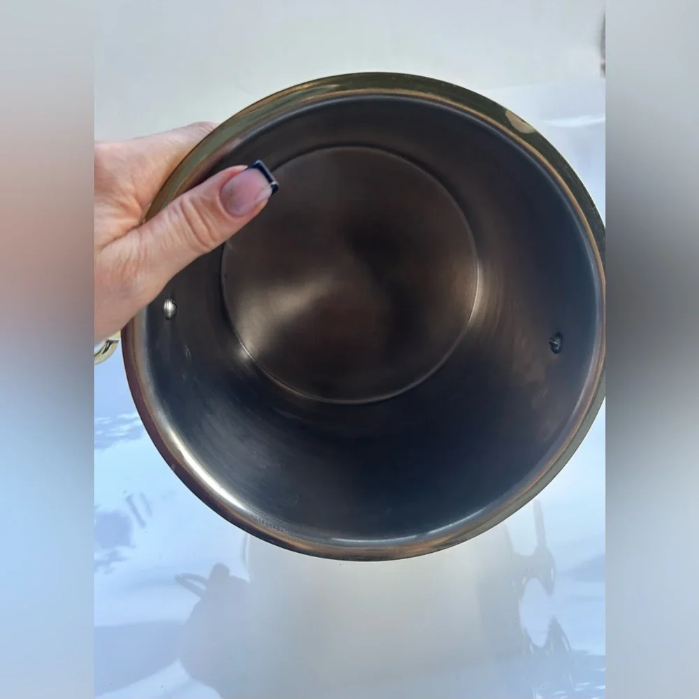 Williams Sonoma Brass wine cooler